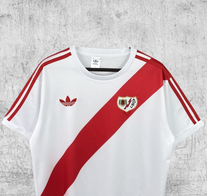Rayo Vallecano. Camiseta local 1977-1979