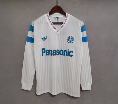 Marsella. Camiseta local 1990-1991