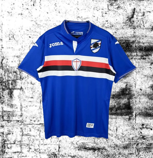 Sampdoria. Camiseta local 2015-2016