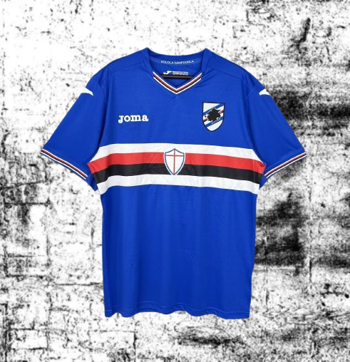 Sampdoria. Camiseta local 2016-2017