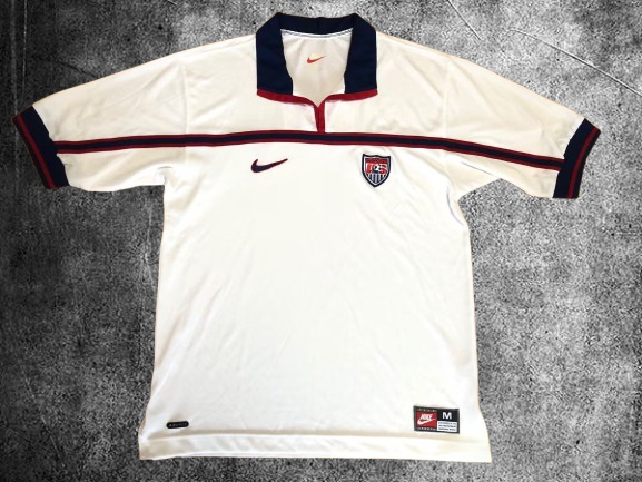 Selección de Estados Unidos. Camiseta local 1998