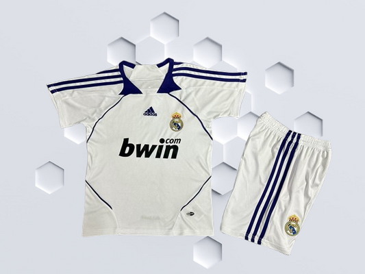 Real Madrid. Kit Niño local 2007-2008