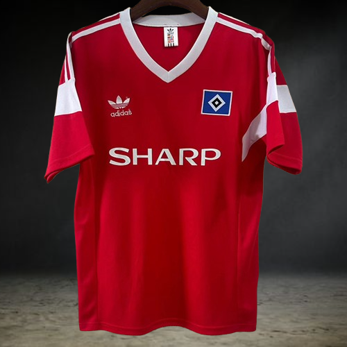 Hamburgo. Camiseta visitante 1988-1989