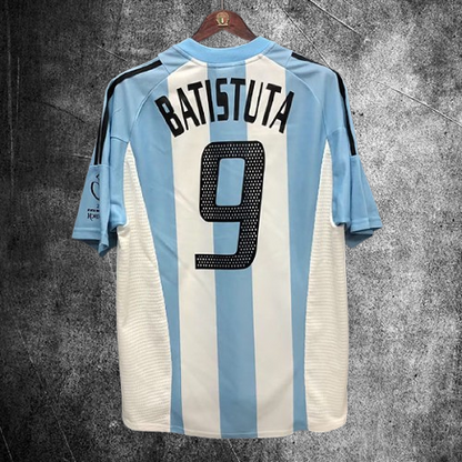 Selección de Argentina. Camiseta local 2002