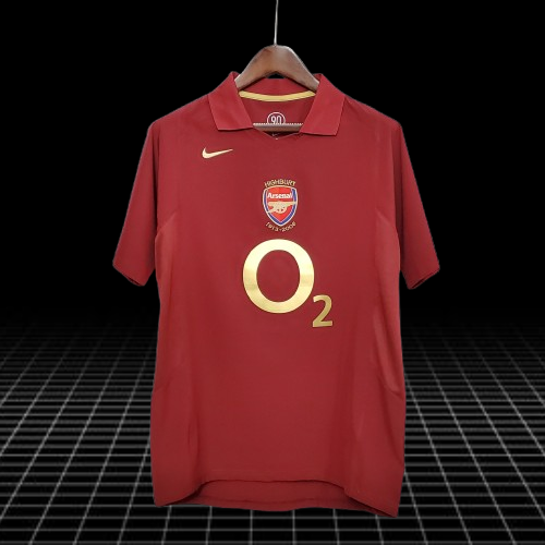 Arsenal. Camiseta local 2005-2006 (Sin Estampado)