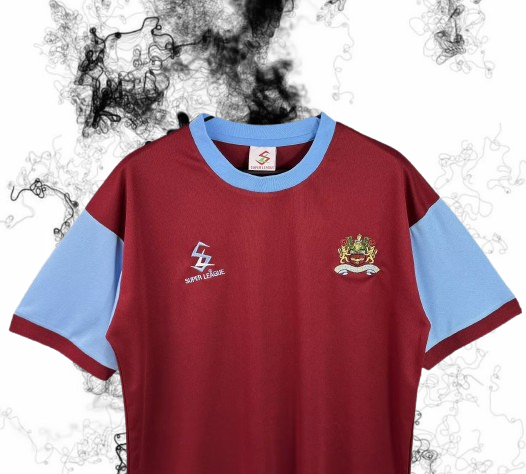 Burnley. Camiseta local 2000-2001