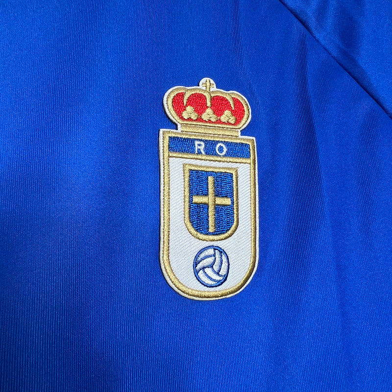 Real Oviedo. Camiseta local 1990-1991