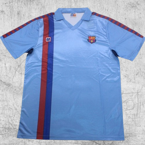 FC Barcelona. Camiseta visitante 1985-1991