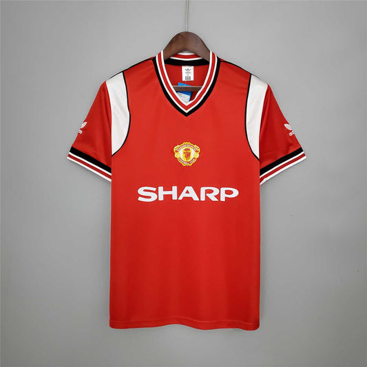 Manchester United. Camiseta local 1985-1986