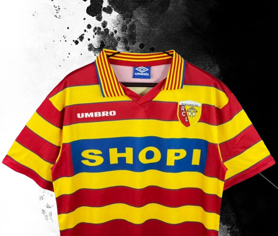 Lens. Camiseta local 1996-1997