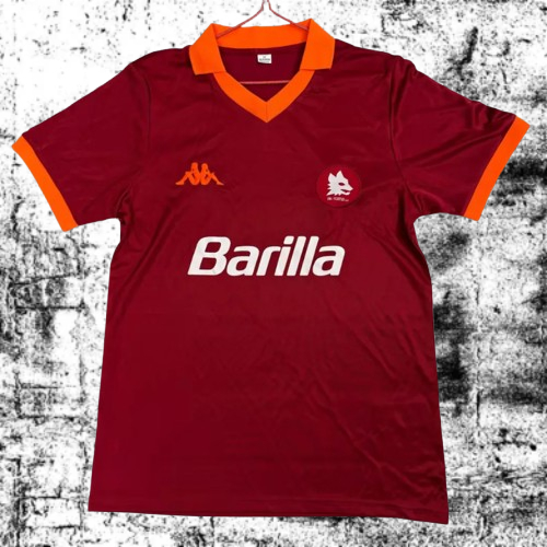 AS Roma. Camiseta local 1985-1986