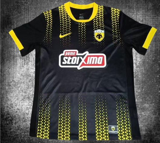 AEK Atenas. Camiseta visitante 2025-2026