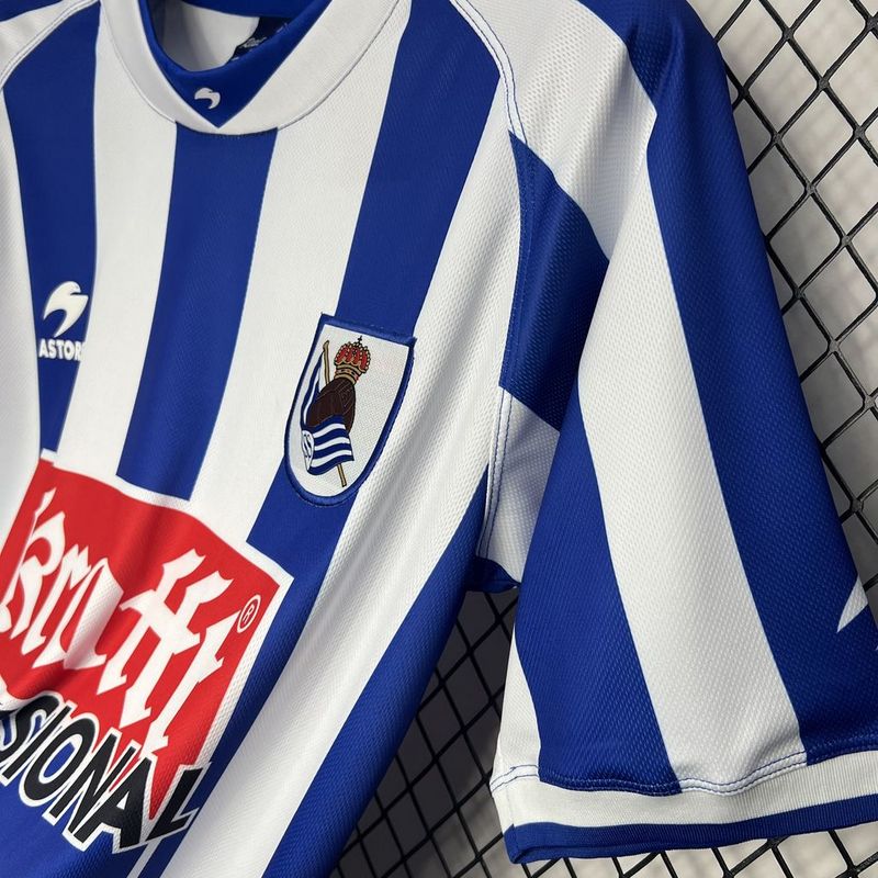 Real Sociedad. Camiseta local 2002-2003