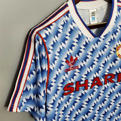 Manchester United. Camiseta visitante 1990-1992