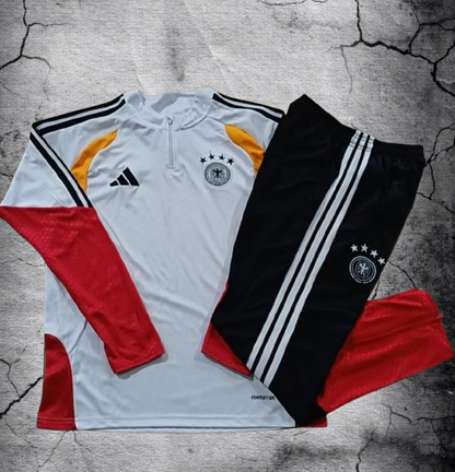 Alemania. Buzo 2026 Blanco (Cierre Medio)