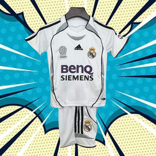 Real Madrid. Kit Niño local 2006-2007