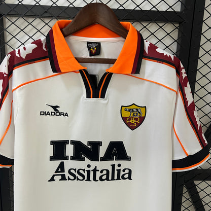 AS Roma. Camiseta visitante 1998-1999