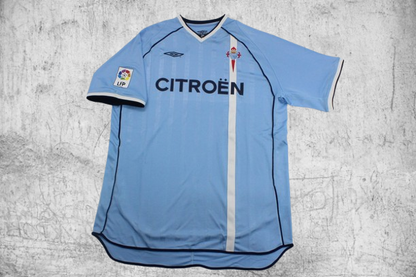 Celta de Vigo. Camiseta local 2001-2002