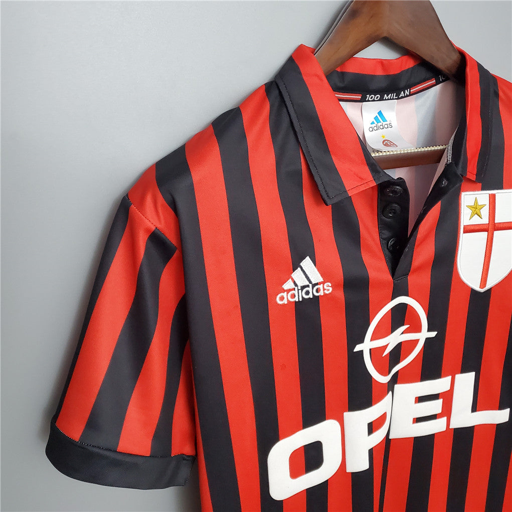 AC Milán. Camiseta local 1999-2000