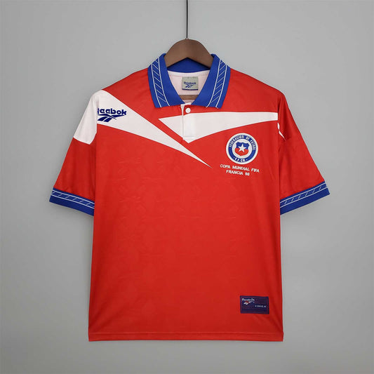 Selección Chilena. Camiseta local 1998 (SIN ESTAMPADO)