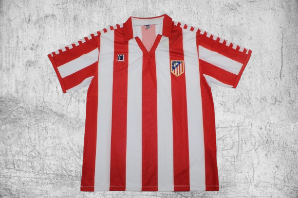Atlético de Madrid. Camiseta local 1982-1983
