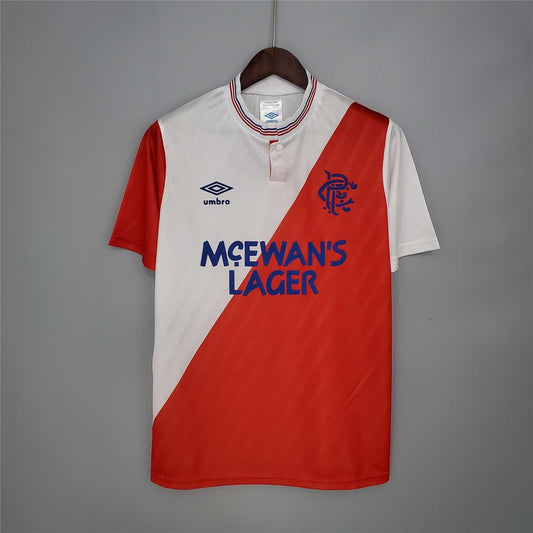 Rangers. Camiseta visitante 1987-1988