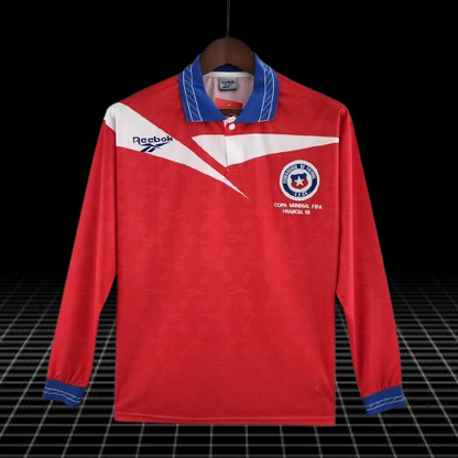 Selección Chilena. Camiseta local 1998 (Sin Estampado)