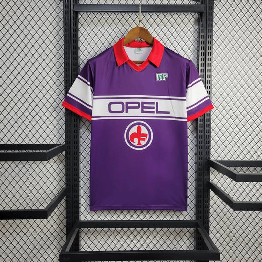 Fiorentina. Camiseta local 1984-1985