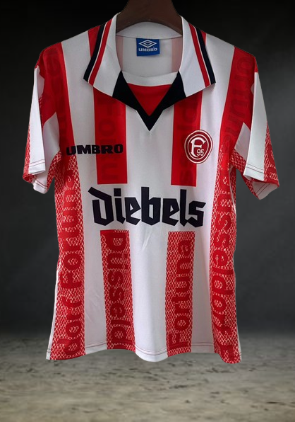 Fortuna Düsseldorf. Camiseta local 1998