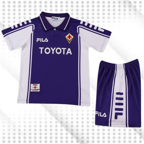 Fiorentina. Kit Niño local 1999-2000