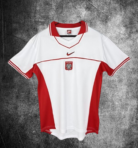 Selección de Polonia. Camiseta local 1997
