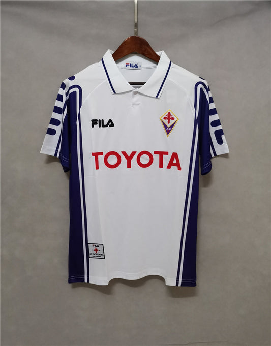 Fiorentina. Camiseta visitante 1999-2000
