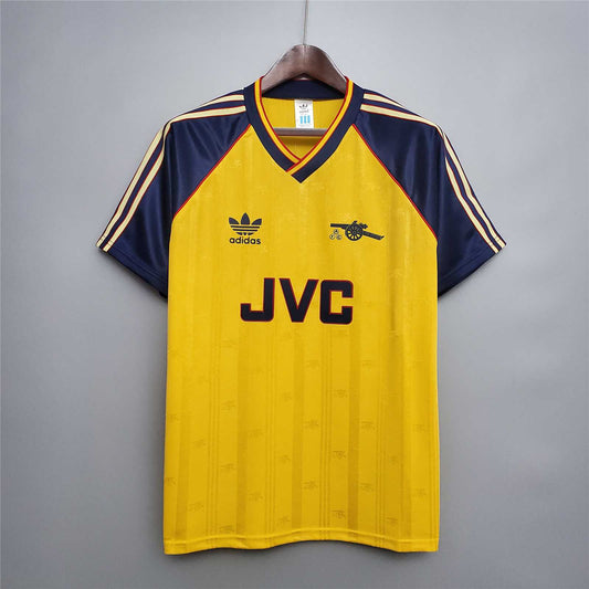 Arsenal. Camiseta visitante 1988-1990