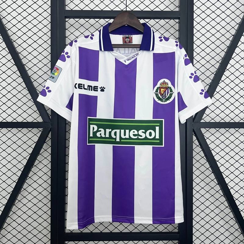 Valladolid. Camiseta local 1995-1996