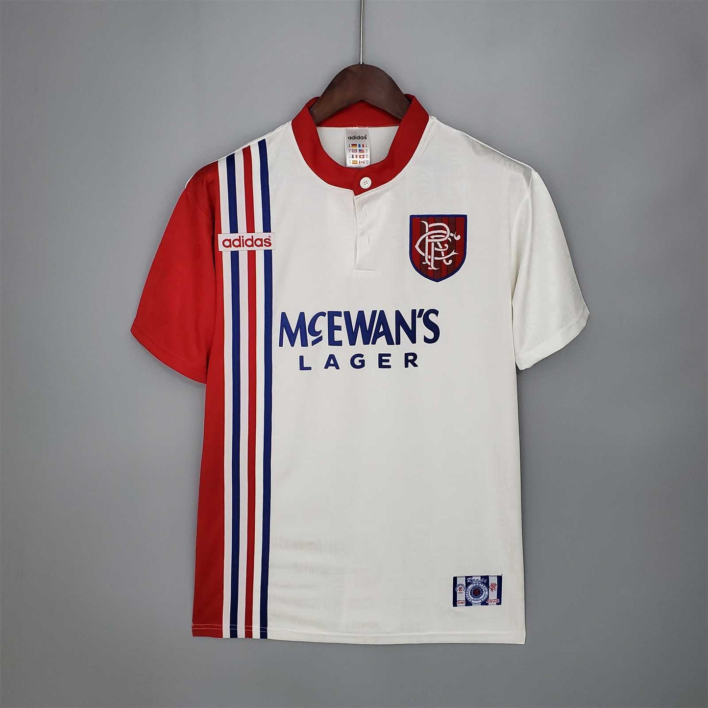 Rangers. Camiseta visitante 1996-1997