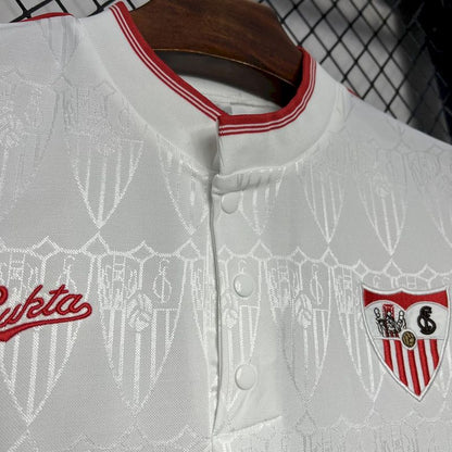 Sevilla. Camiseta local 1991-1992