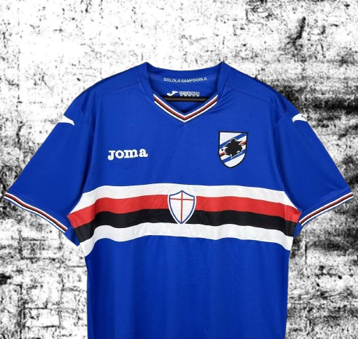Sampdoria. Camiseta local 2016-2017