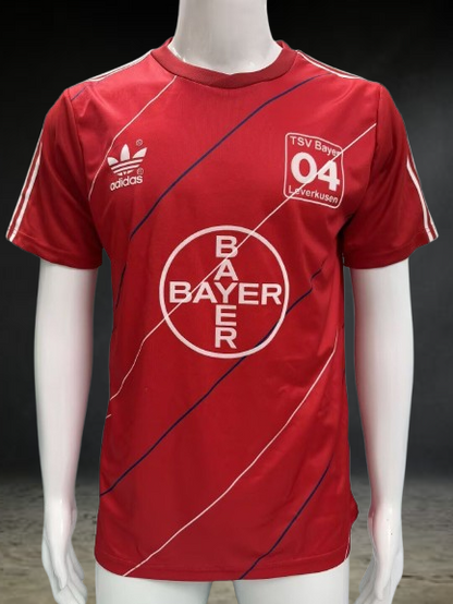 Bayer Leverkusen. Camiseta local 19878-1988