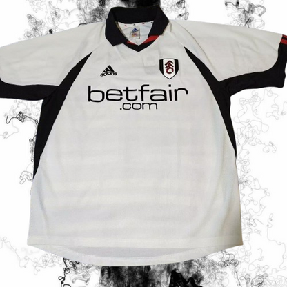 Fulham. Camiseta local 2002-2003