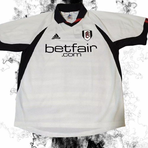 Fulham. Camiseta local 2002-2003