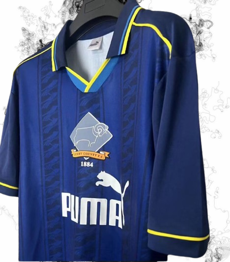 Derby County. Camiseta visitante 1995-1996