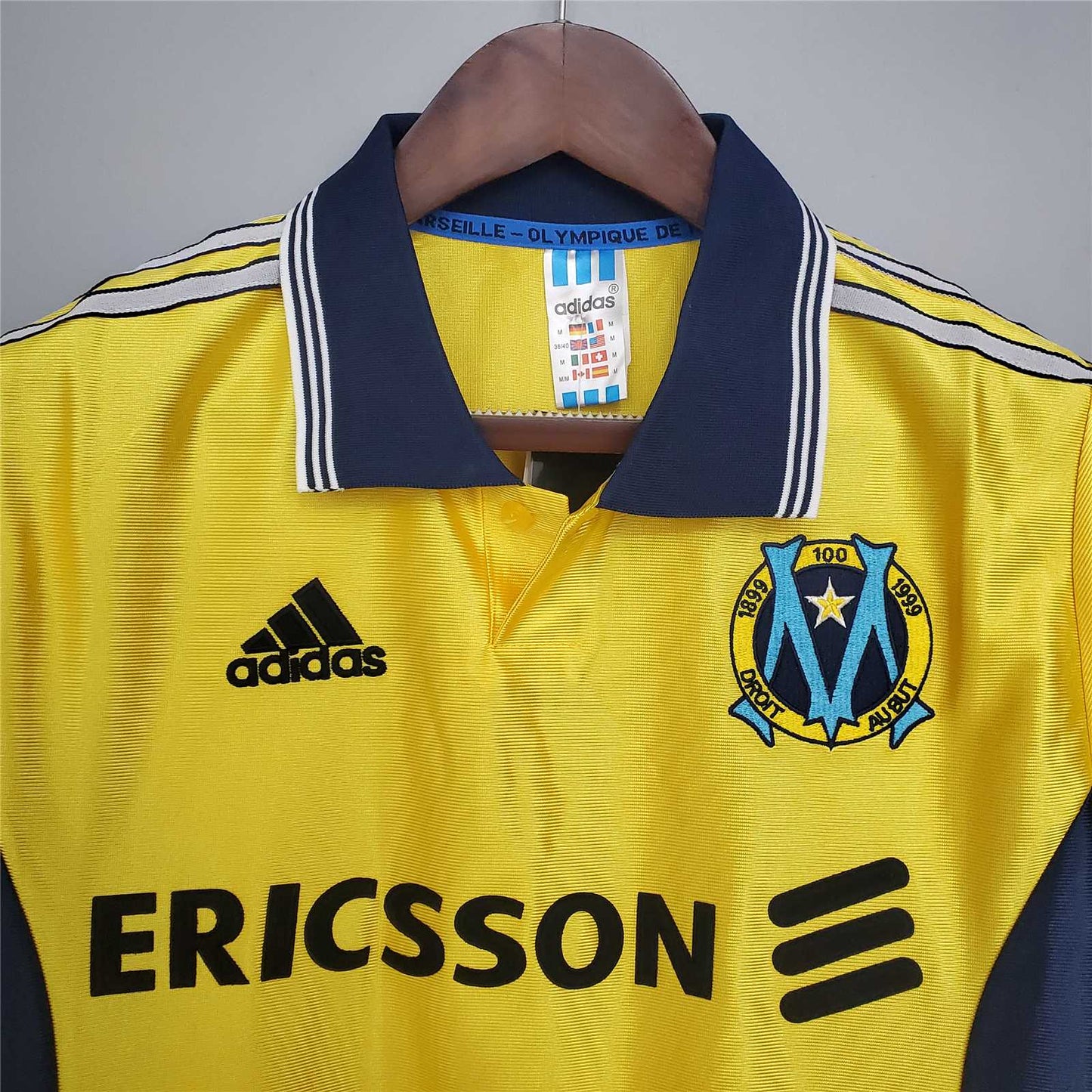 Marsella. Tercera camiseta 1998-1999