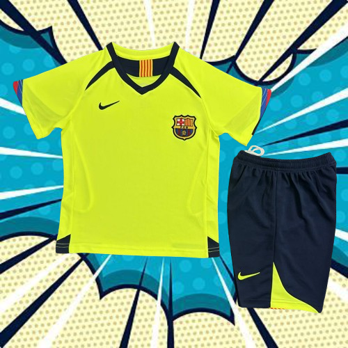 FC Barcelona. Kit Niño visitante 2005-2006