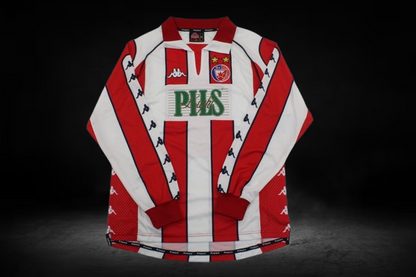 Estrella Roja de Belgrado. Camiseta local 1998-2001