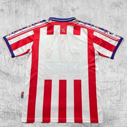 Sporting de Gijon. Camiseta local 1999-2000