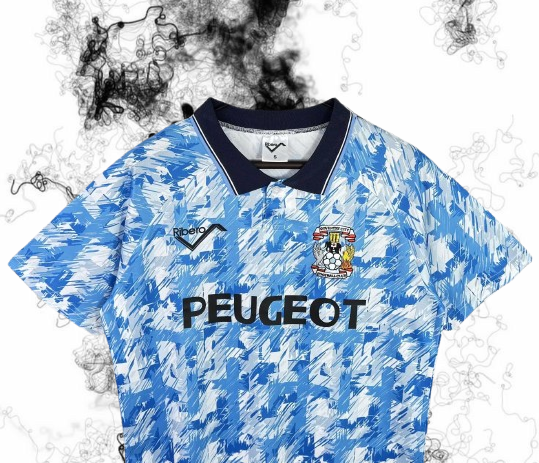 Coventry City. Camiseta local 1992-1994