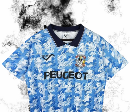 Coventry City. Camiseta local 1992-1994