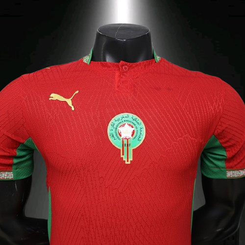 Selección de Marruecos. Camiseta local Versión Jugador 2026
