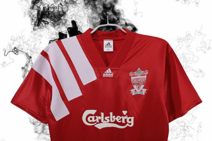 Liverpool. Camiseta local 1992-1993