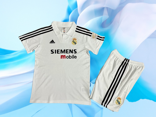 Real Madrid. Kit Niño local 2002-2003